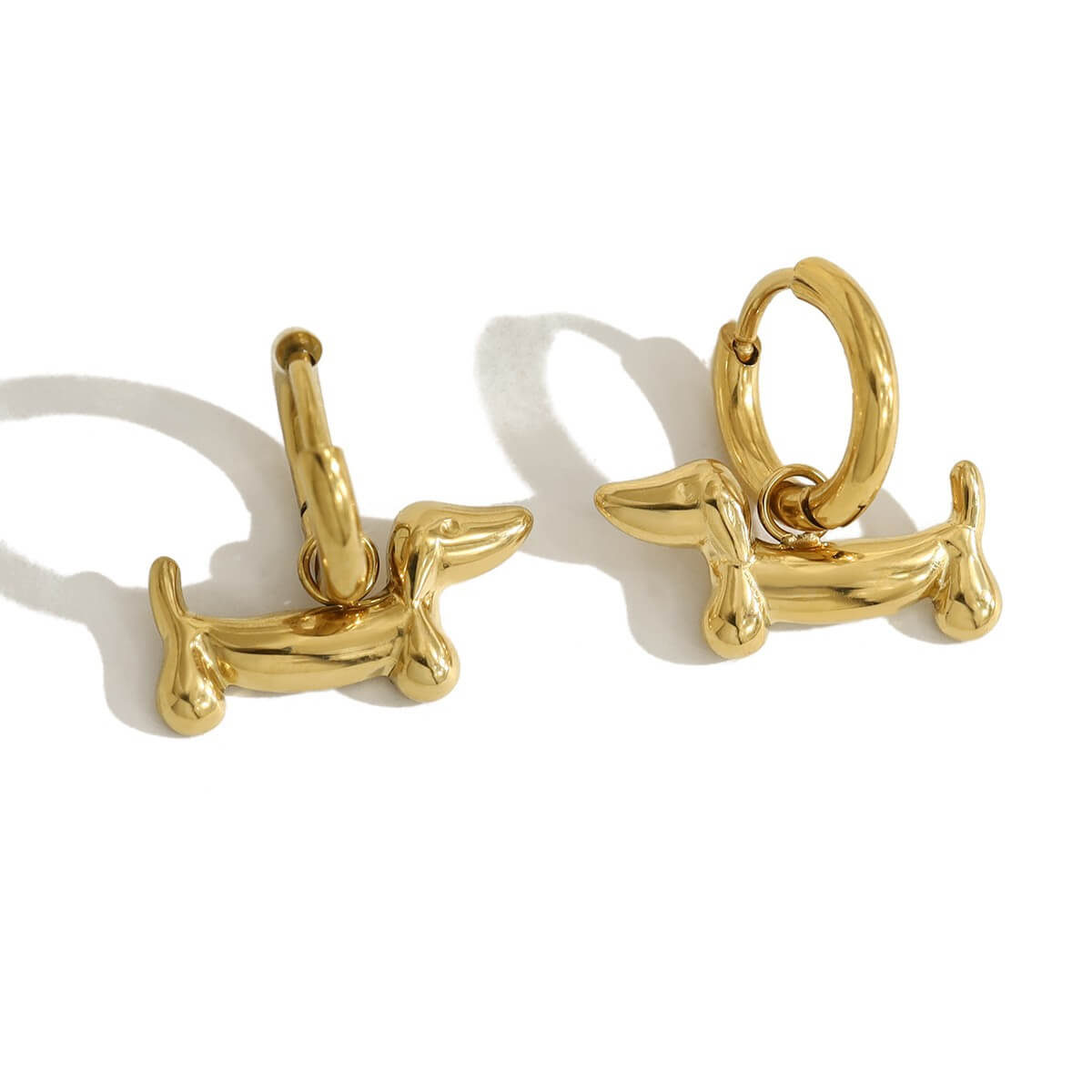 Golden Dachshund Dog Jewelry Collection