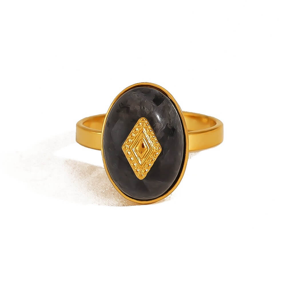 18K Gold Gemsbone Rings