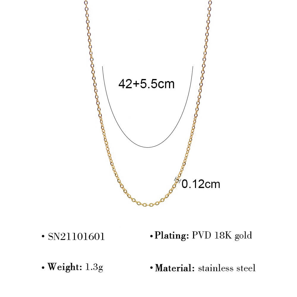 Classic Gold Chain Necklace Collection