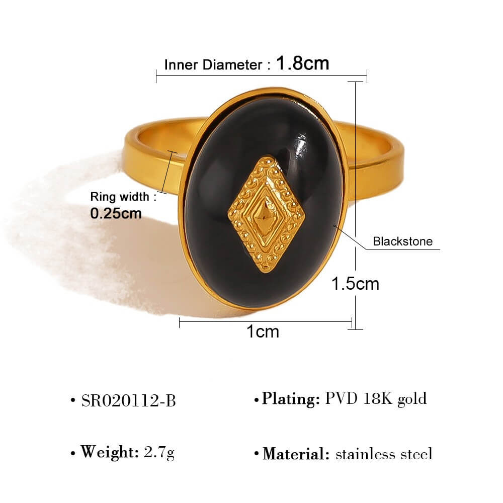 18K Gold Gemsbone Rings