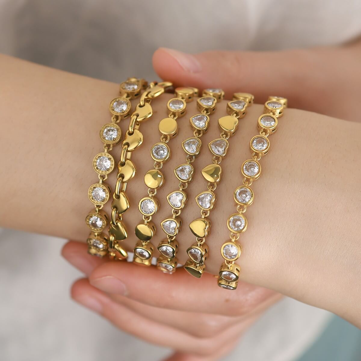 Cubic Zirconia Tennis Bracelet