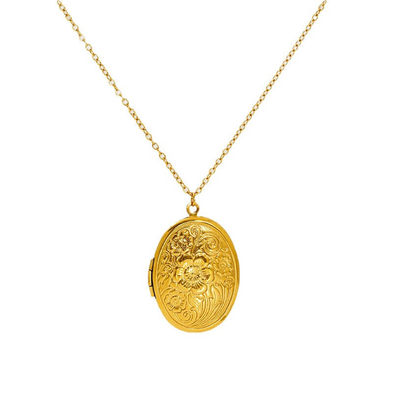 Waterproof Vintage Statement Pendant Necklace