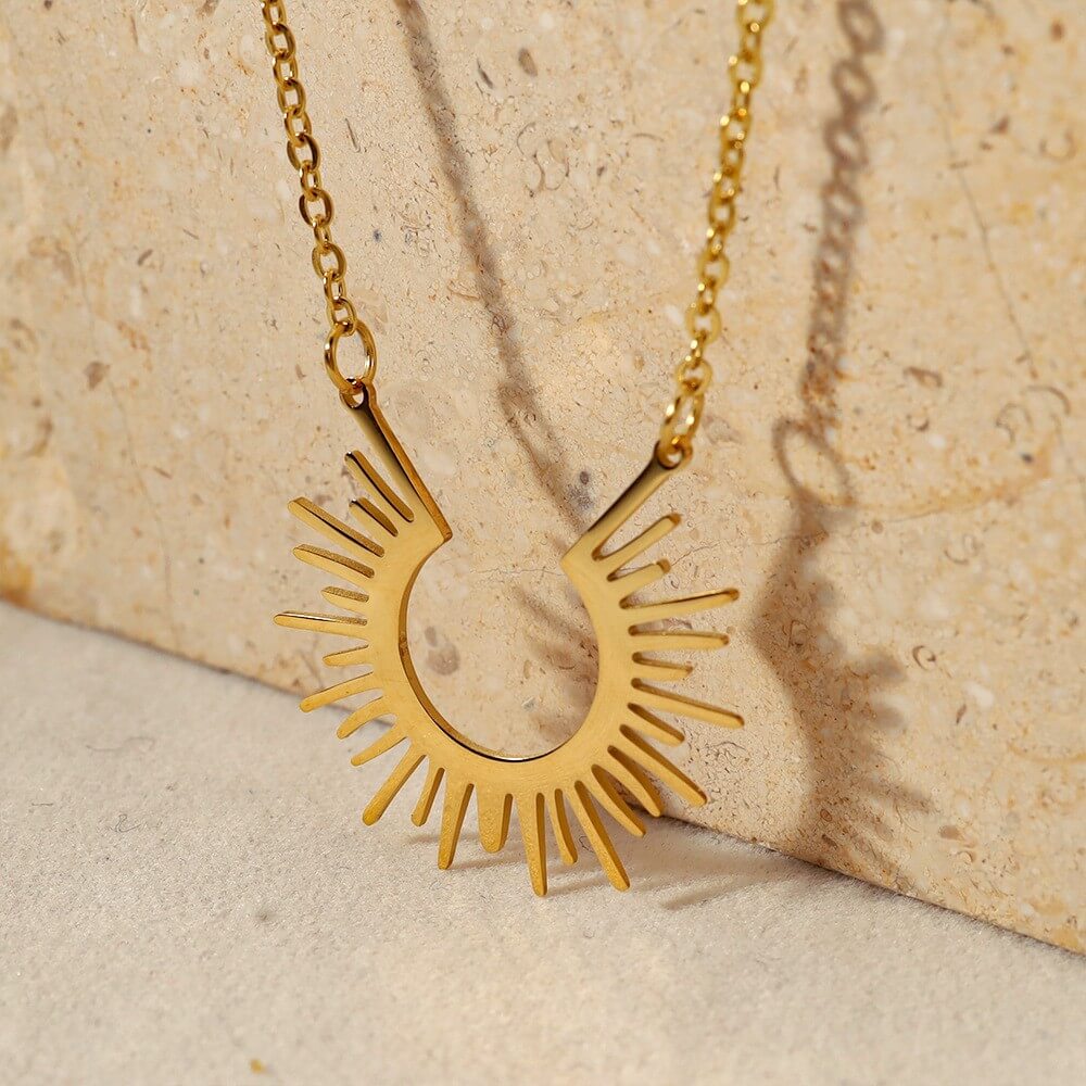 Sunburst Pendant Necklace
