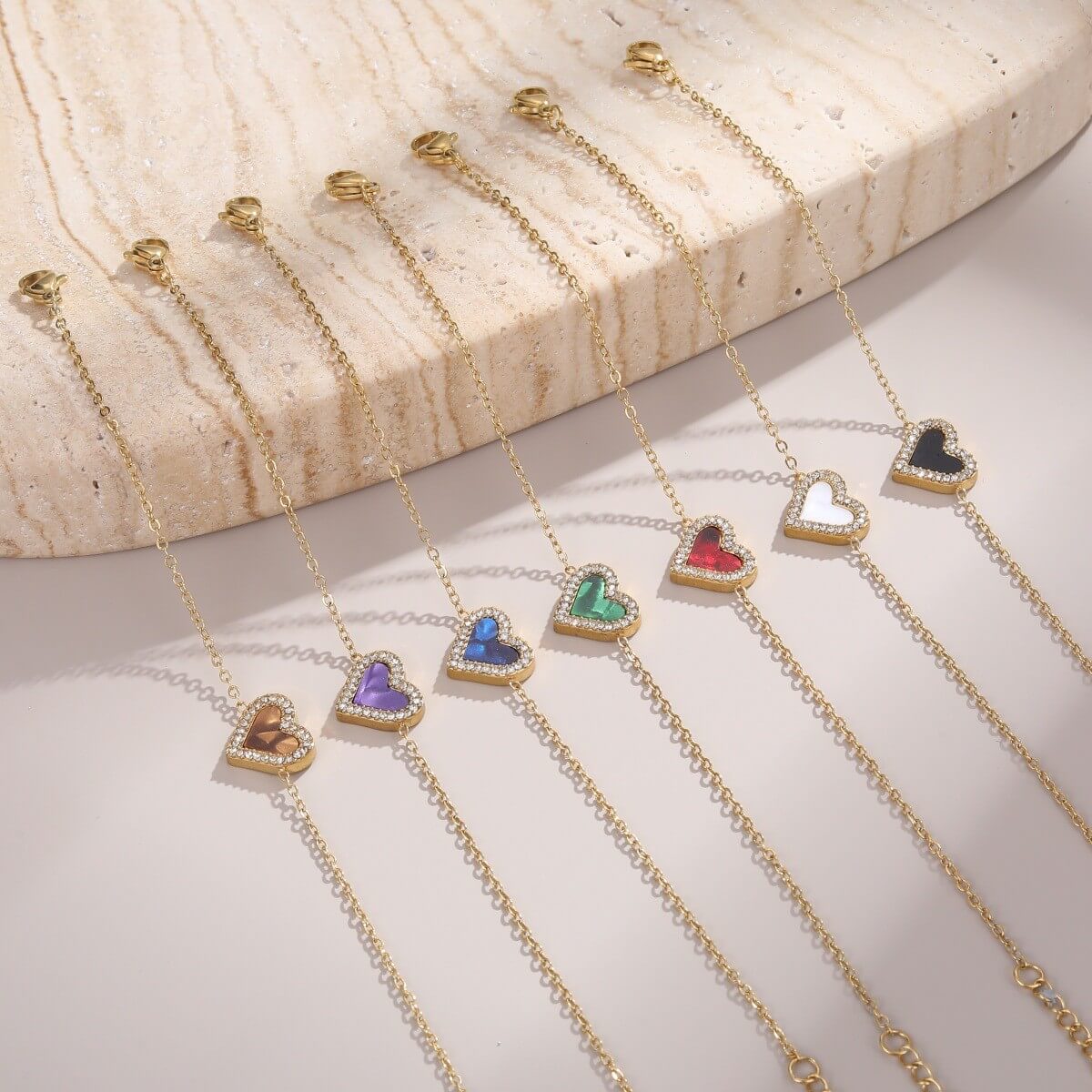 Heart Charm Bracelet