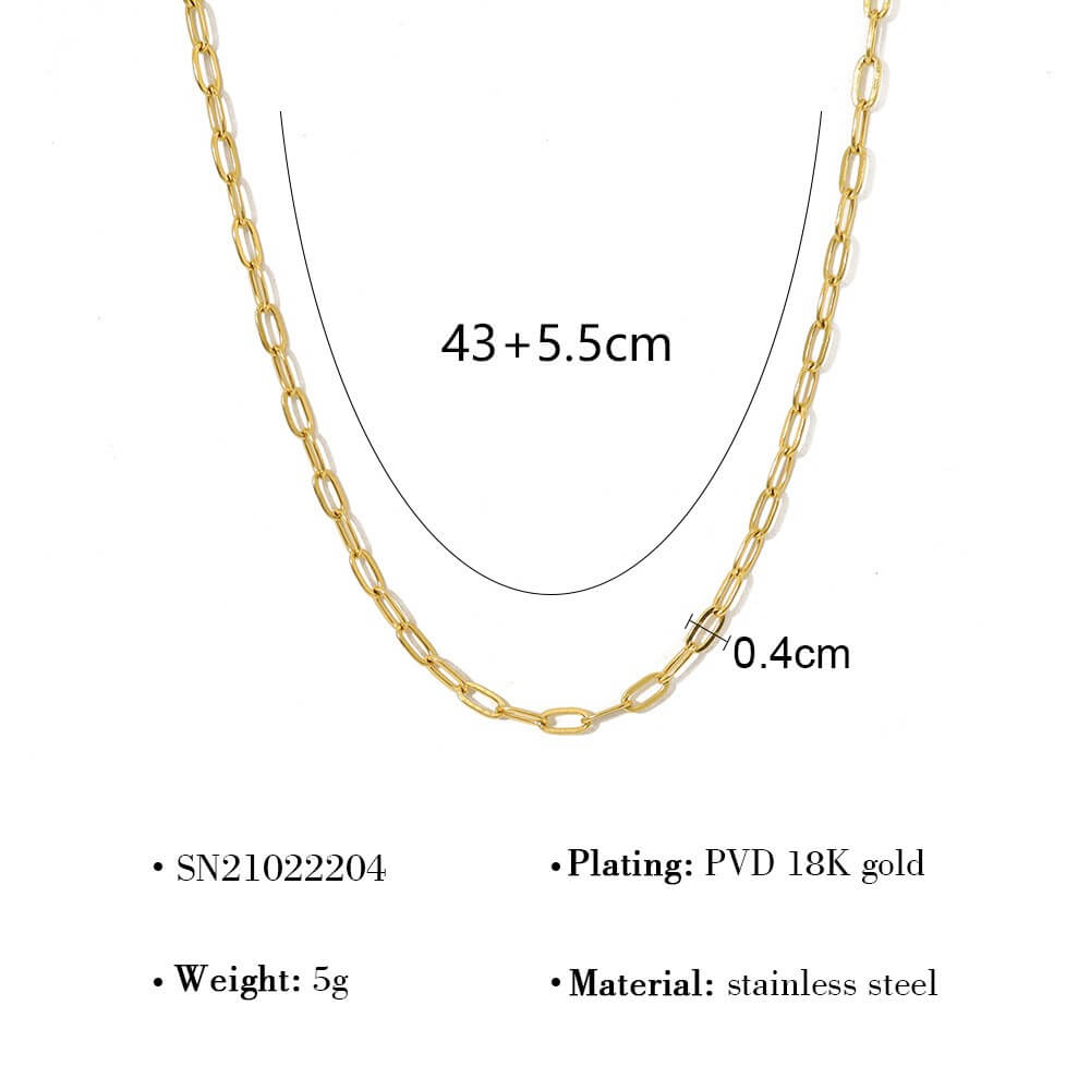 Classic Gold Chain Necklace Collection