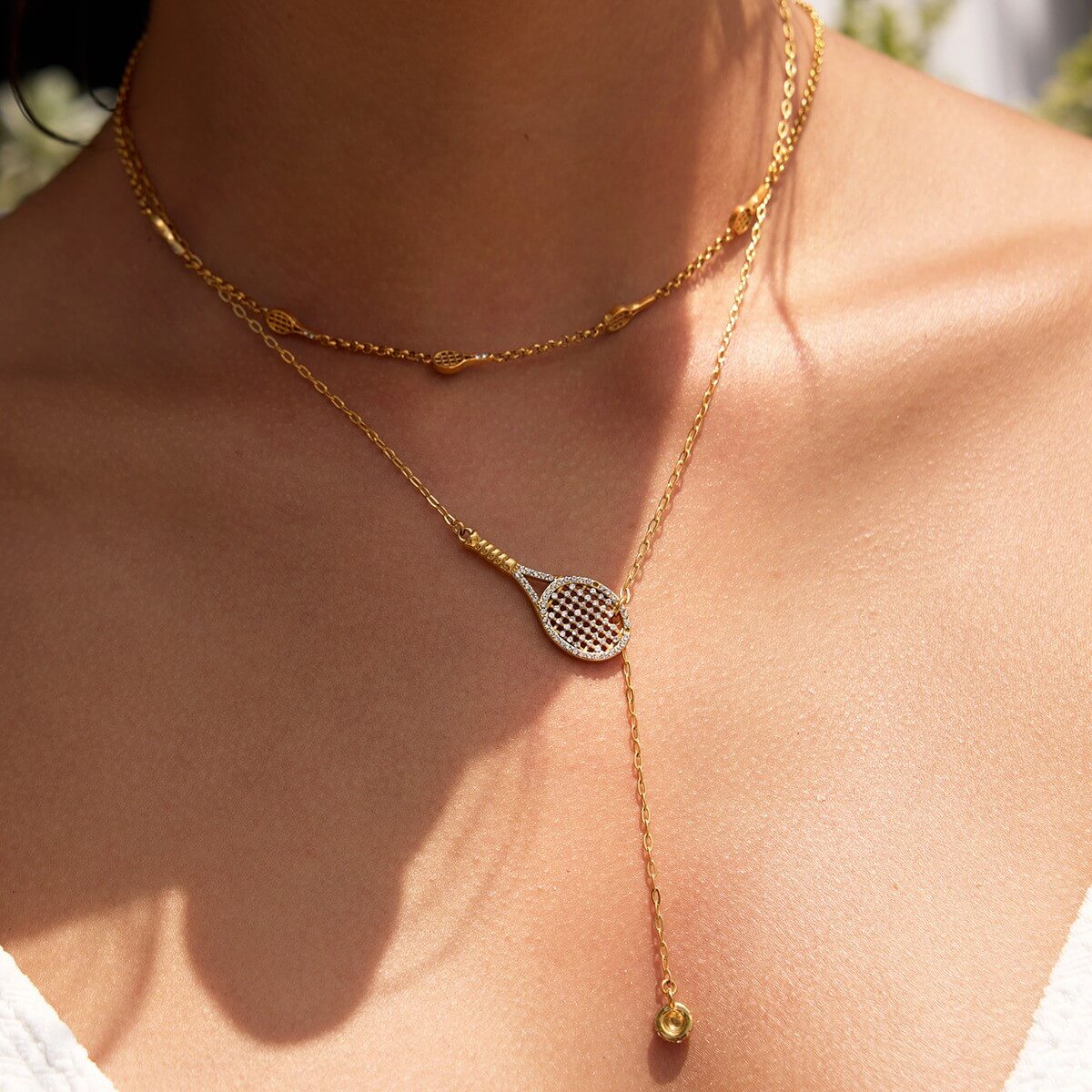 316 Stainless Steel Necklaces Tennis-inspired