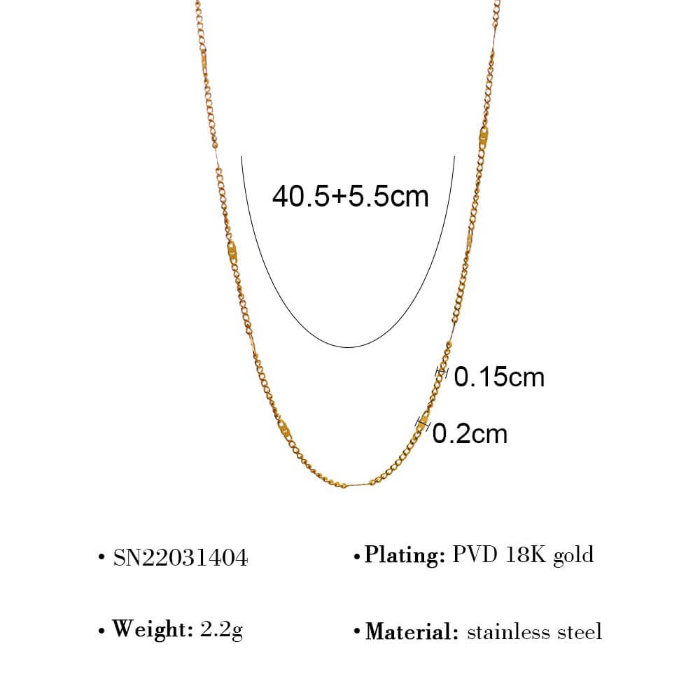 Classic Gold Chain Necklace Collection