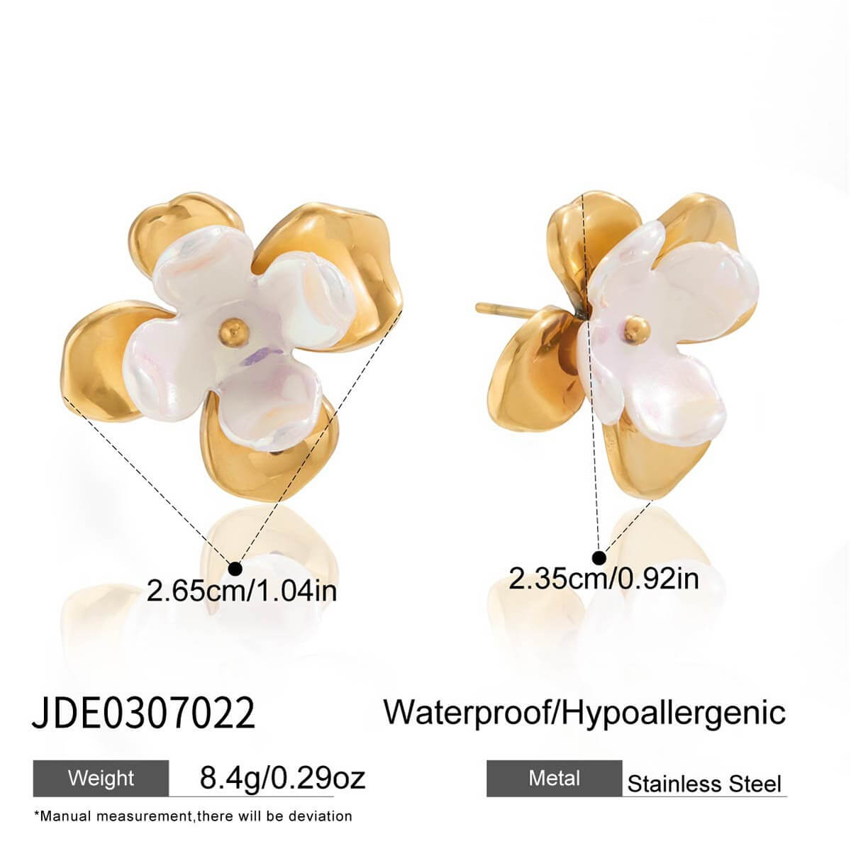 Vintage Floral Pearl Earrings