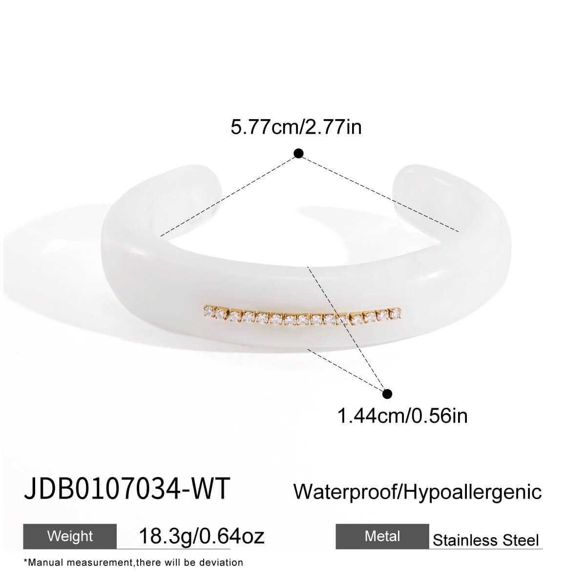 Resin Rhinestone Rings & Cuff Bracelets