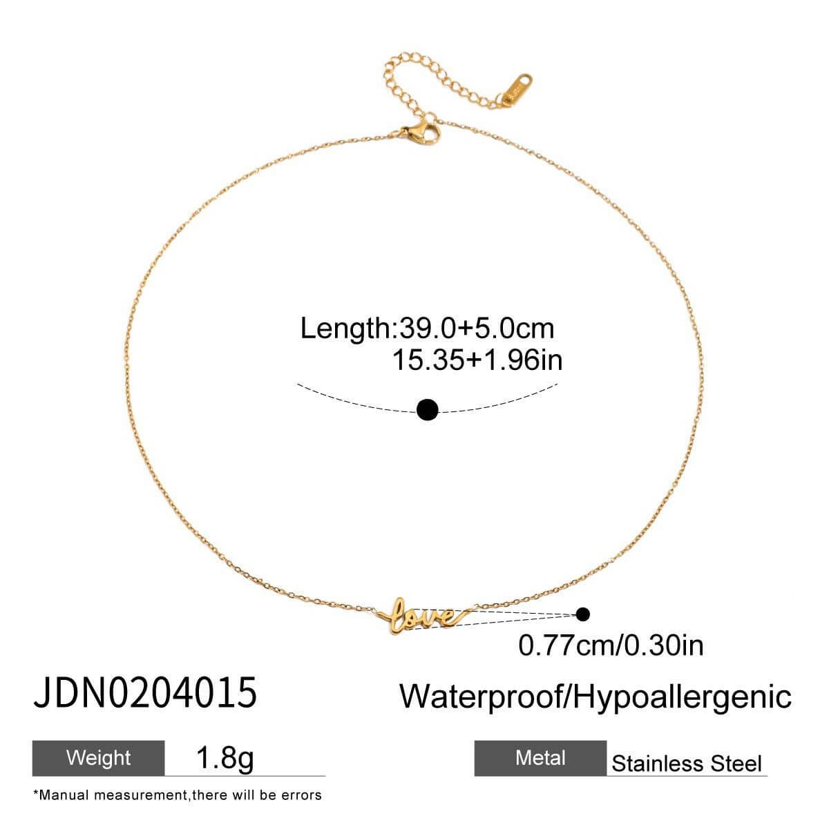 18K Gold Cylinder Charm Necklace