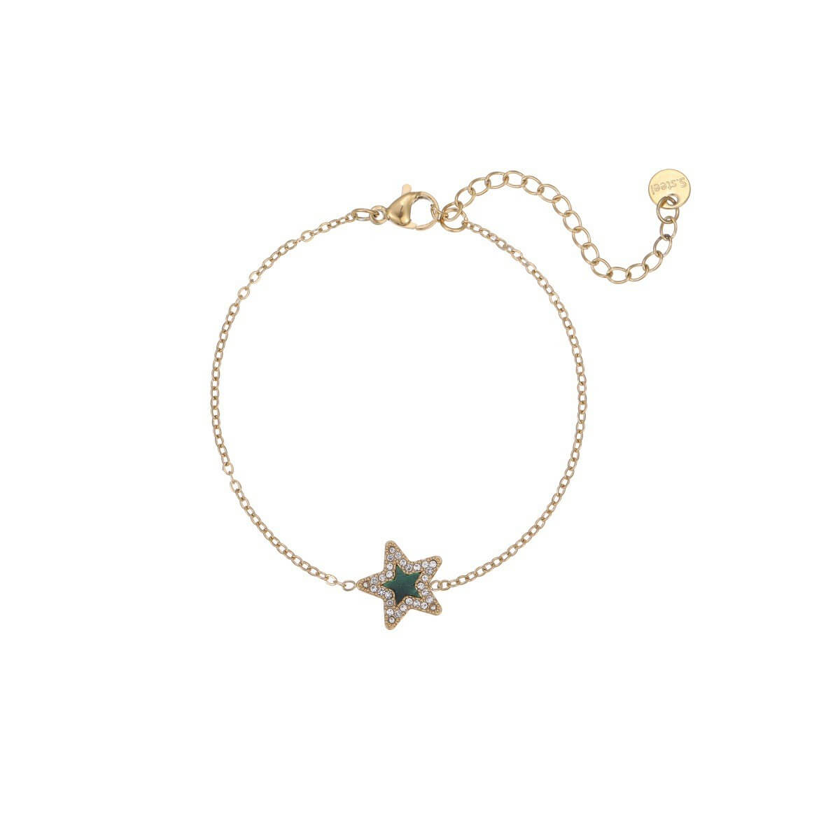 Gold Pavé Star Bracelet