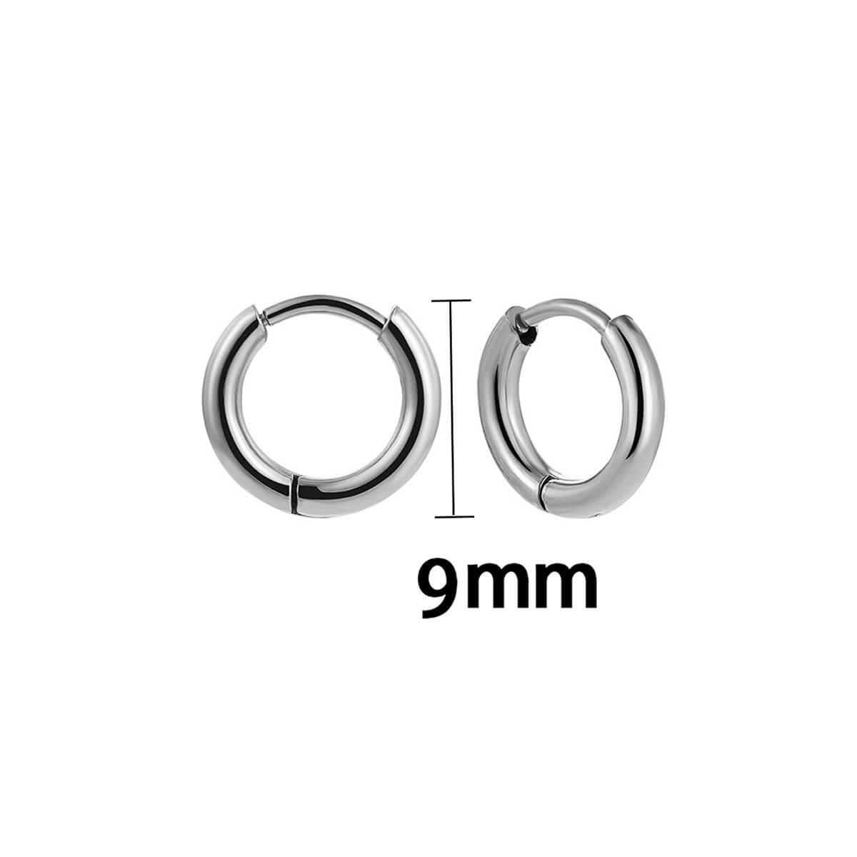 Classic Minimalist Gold Hoop Earrings - 18K Gold Plated Brass