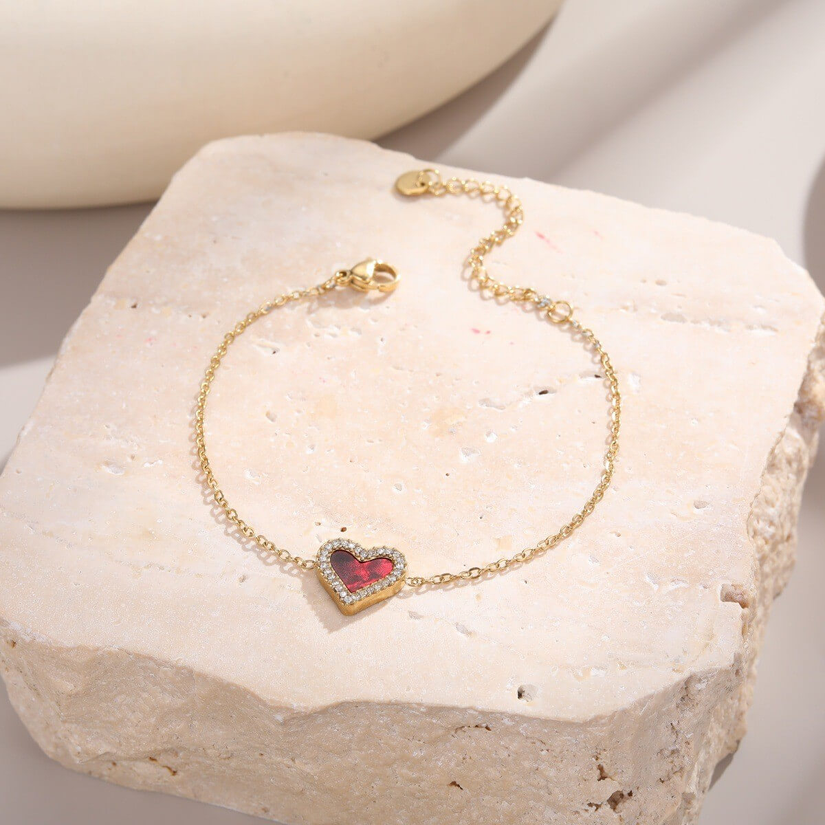 Heart Charm Bracelet