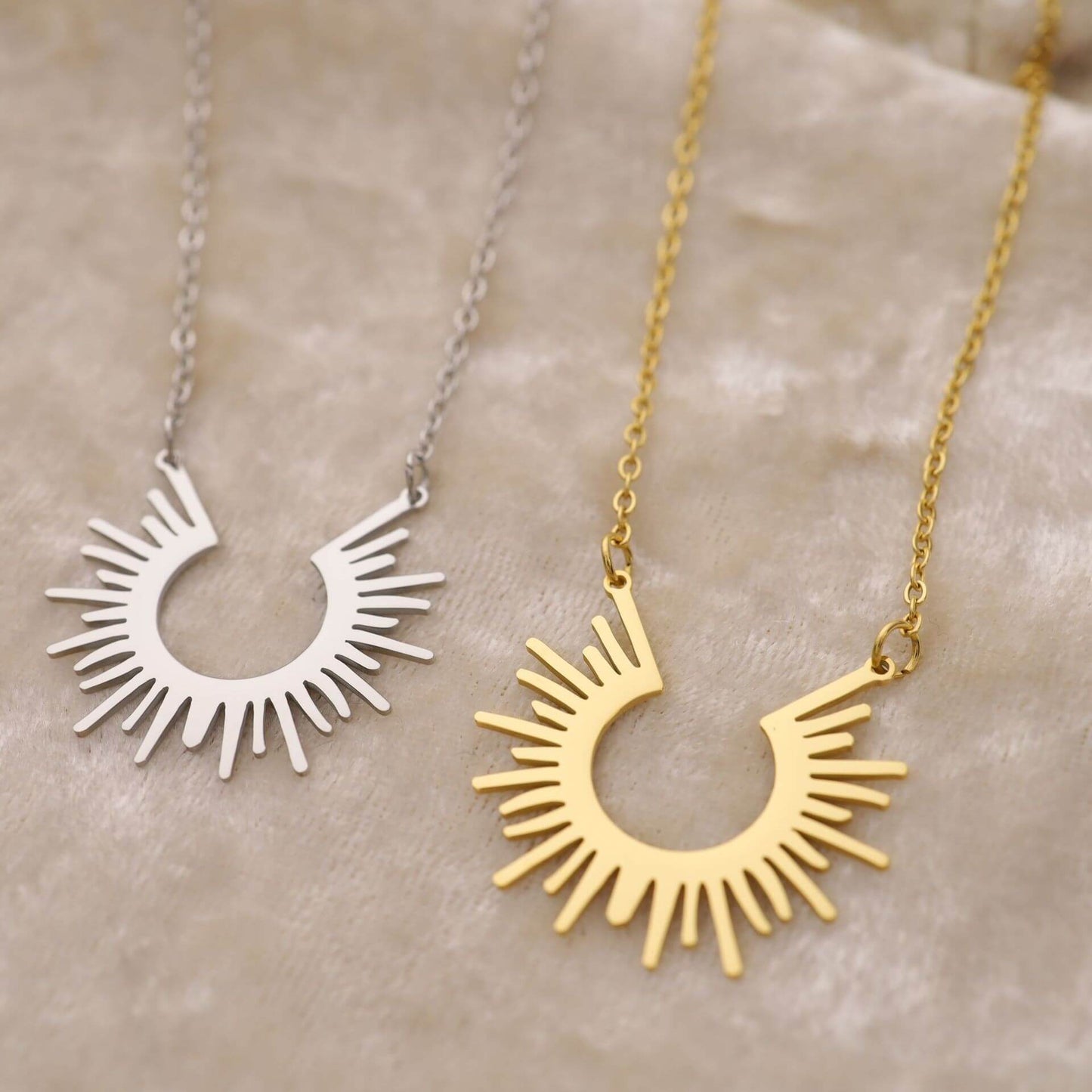 Sunburst Pendant Necklace