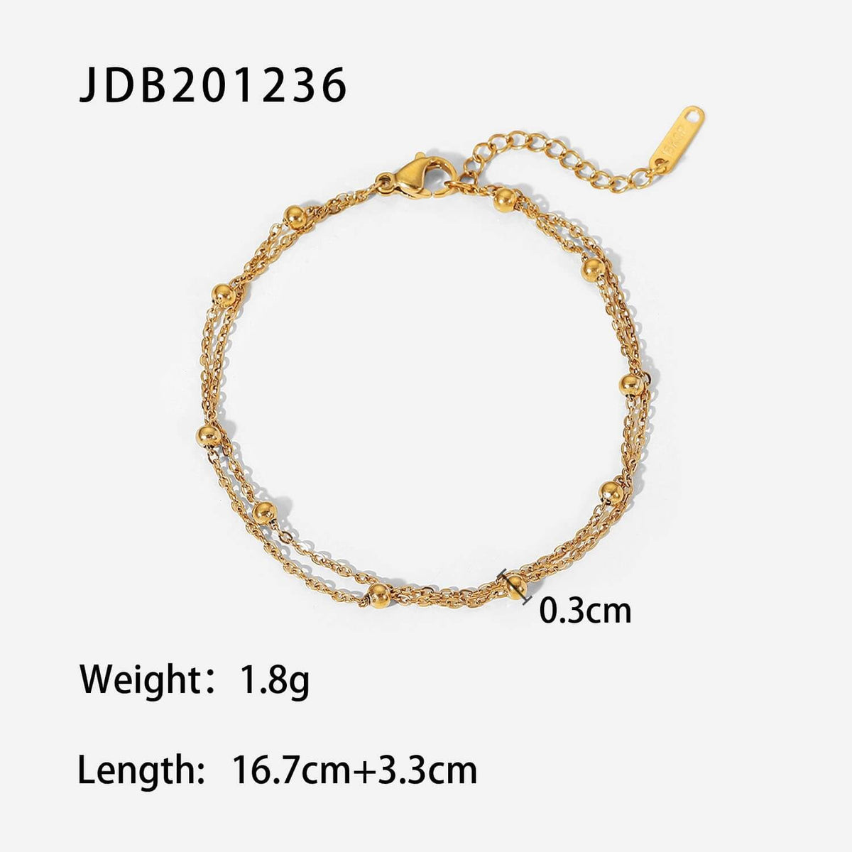 Colorful Zircon Layered Bracelets