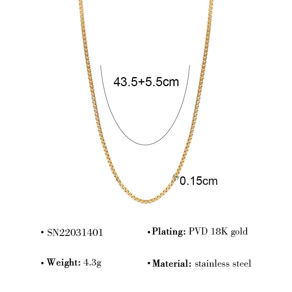 Classic Gold Chain Necklace Collection