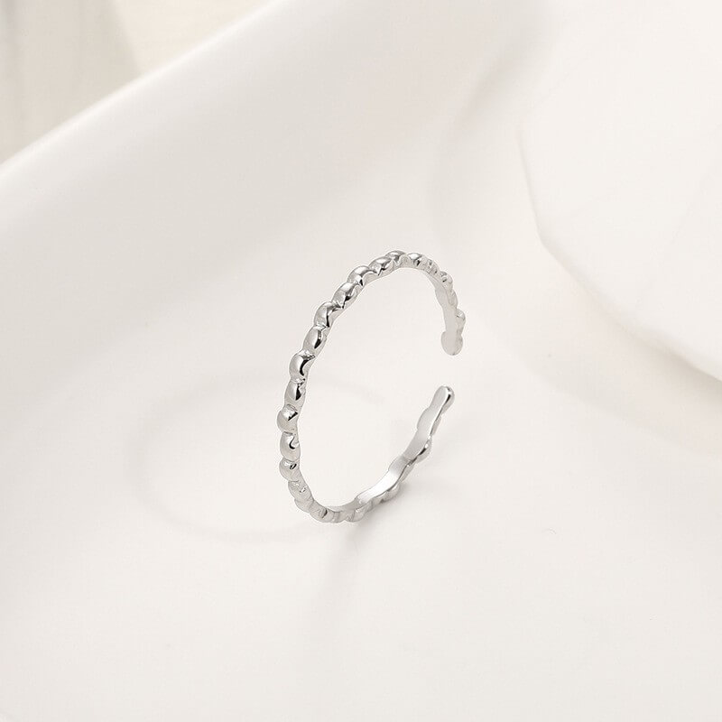 Minimalist Adjustable Gold Stacking Rings