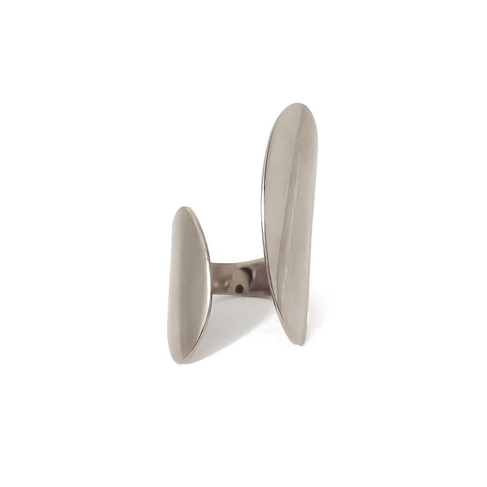 Minimalist Dual Shield Open Armor Ring