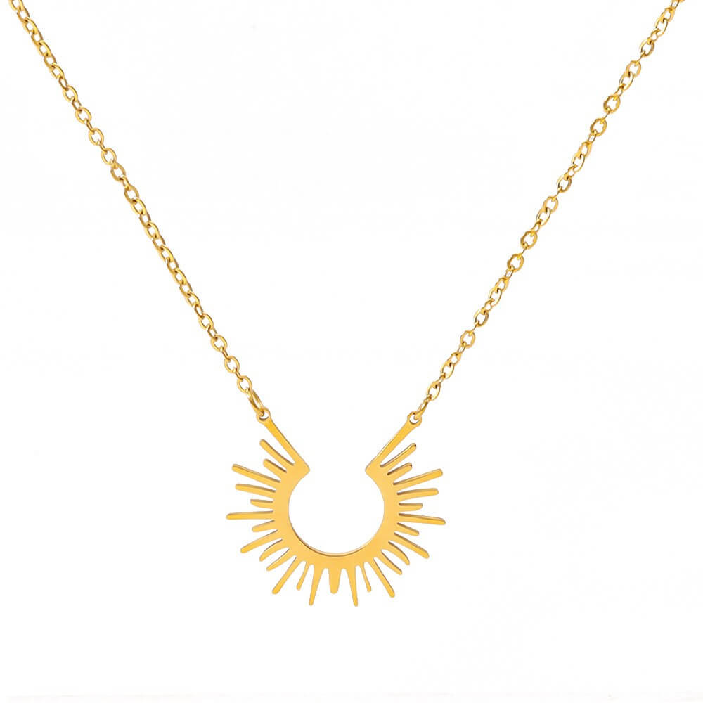 Sunburst Pendant Necklace