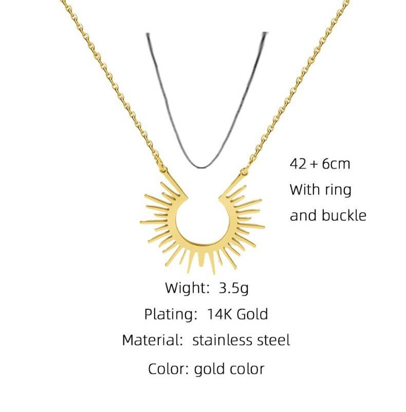 Sunburst Pendant Necklace