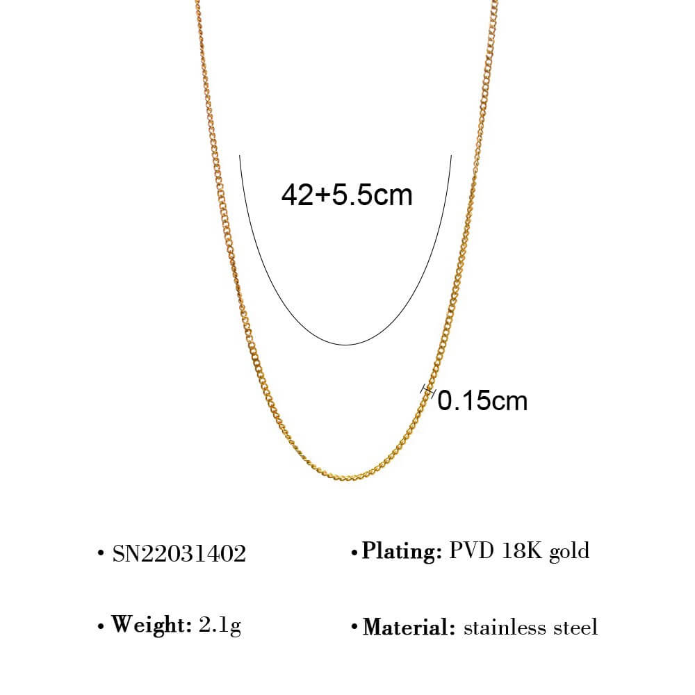 Classic Gold Chain Necklace Collection