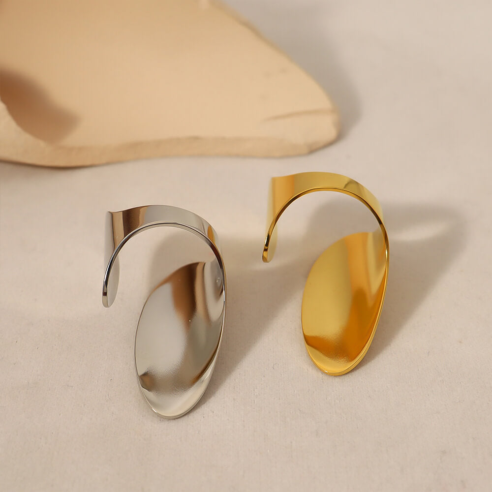Minimalist Dual Shield Open Armor Ring