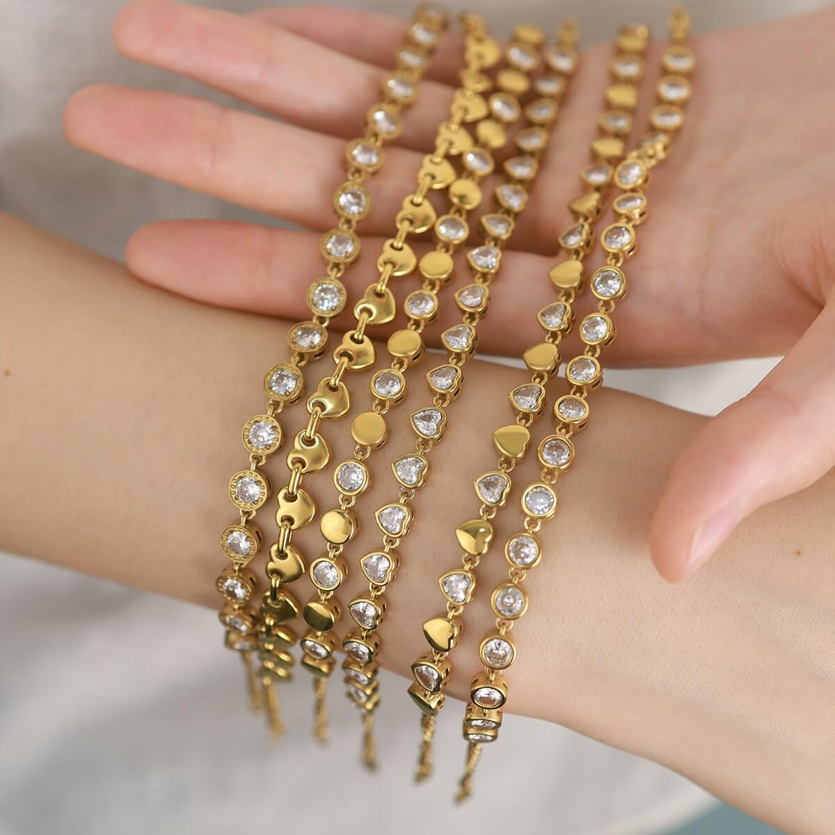 Cubic Zirconia Tennis Bracelet